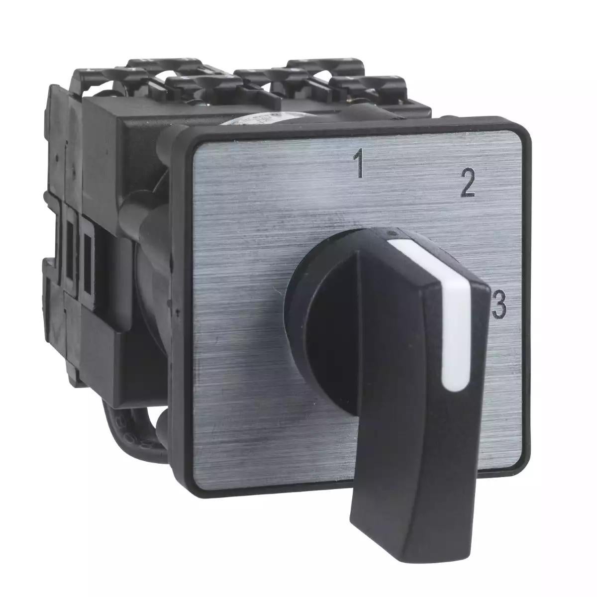Schneider Electric Harmony K1 cam changeover switch - 3-pole - 45Â° - 12 A - screw mounting