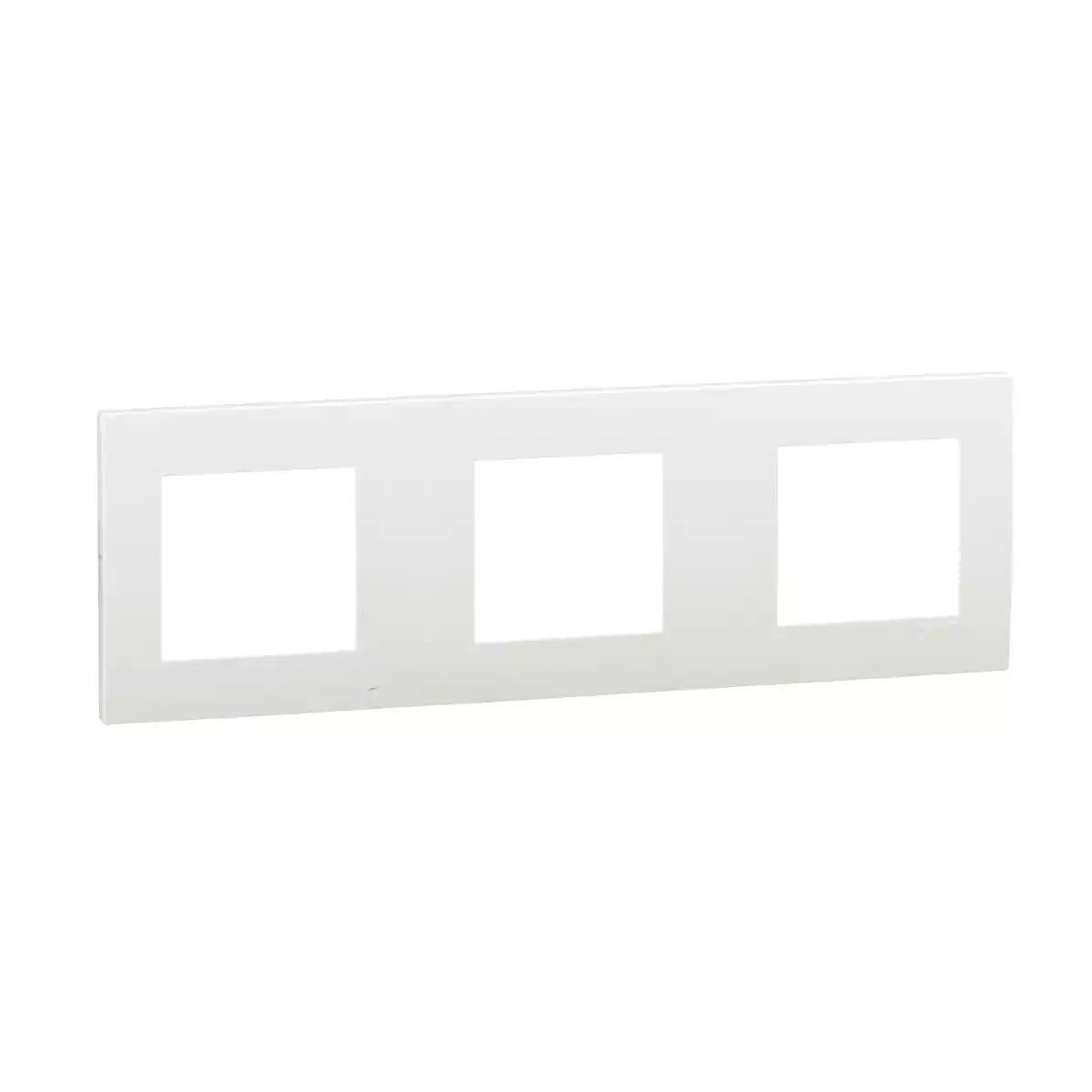 Schneider Electric Vivace Triple gang surround cover frame - 258H x 86H x 8D - White