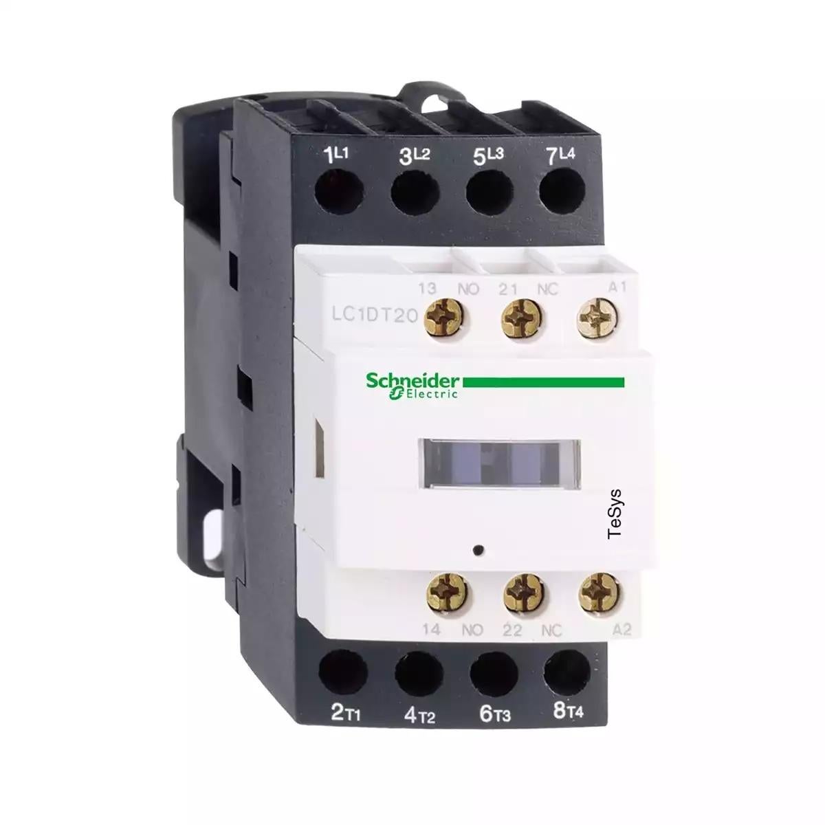 Schneider Electric TeSys D contactor - 4P(2 NO + 2 NC) - AC-1 - <= 440 V 25 A - 24 V AC coil