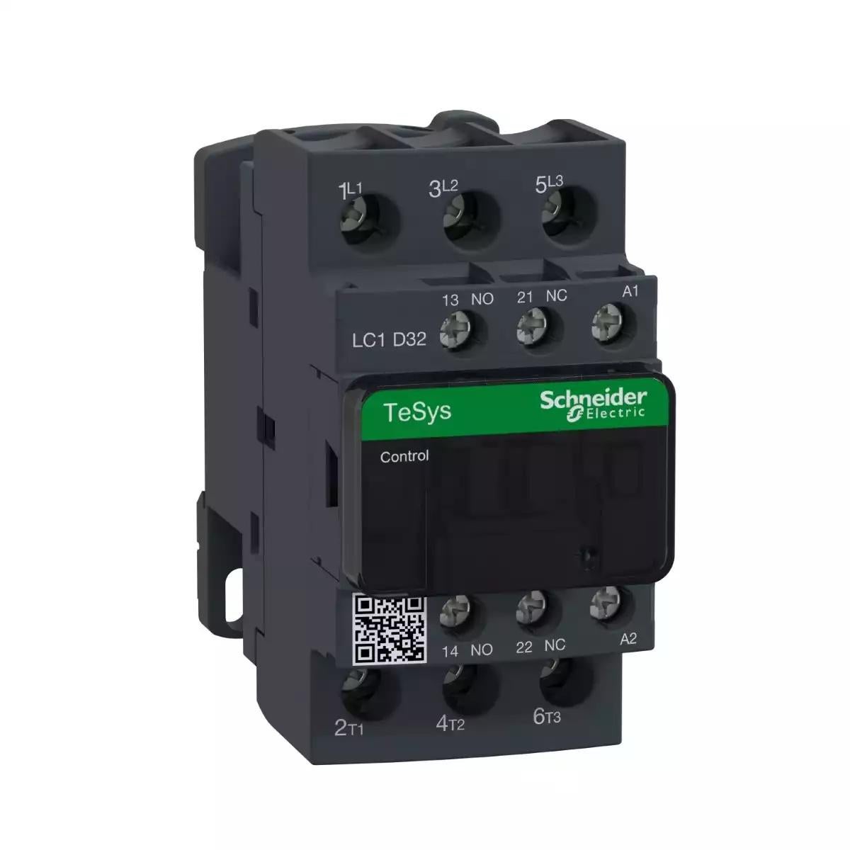 Schneider Electric TeSys D contactor - 3P(3 NO) - AC-3 - <= 440 V 32 A - 220 V AC coil