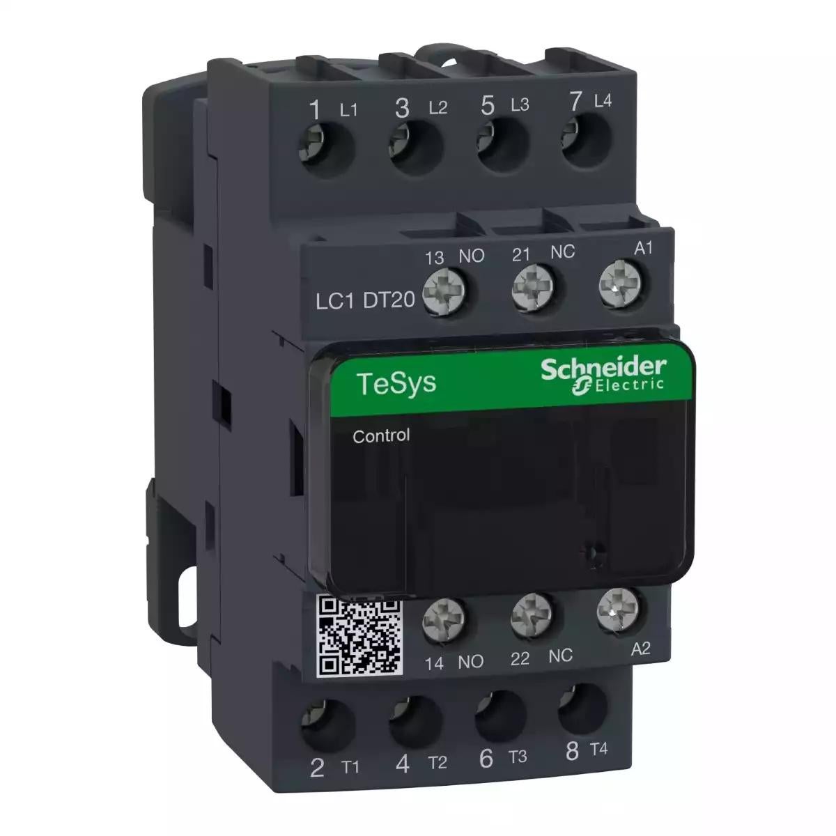 Schneider Electric TeSys D contactor - 4P(4 NO) - AC-1 - <= 440 V 20 A - 24 V AC 50/60 Hz coil