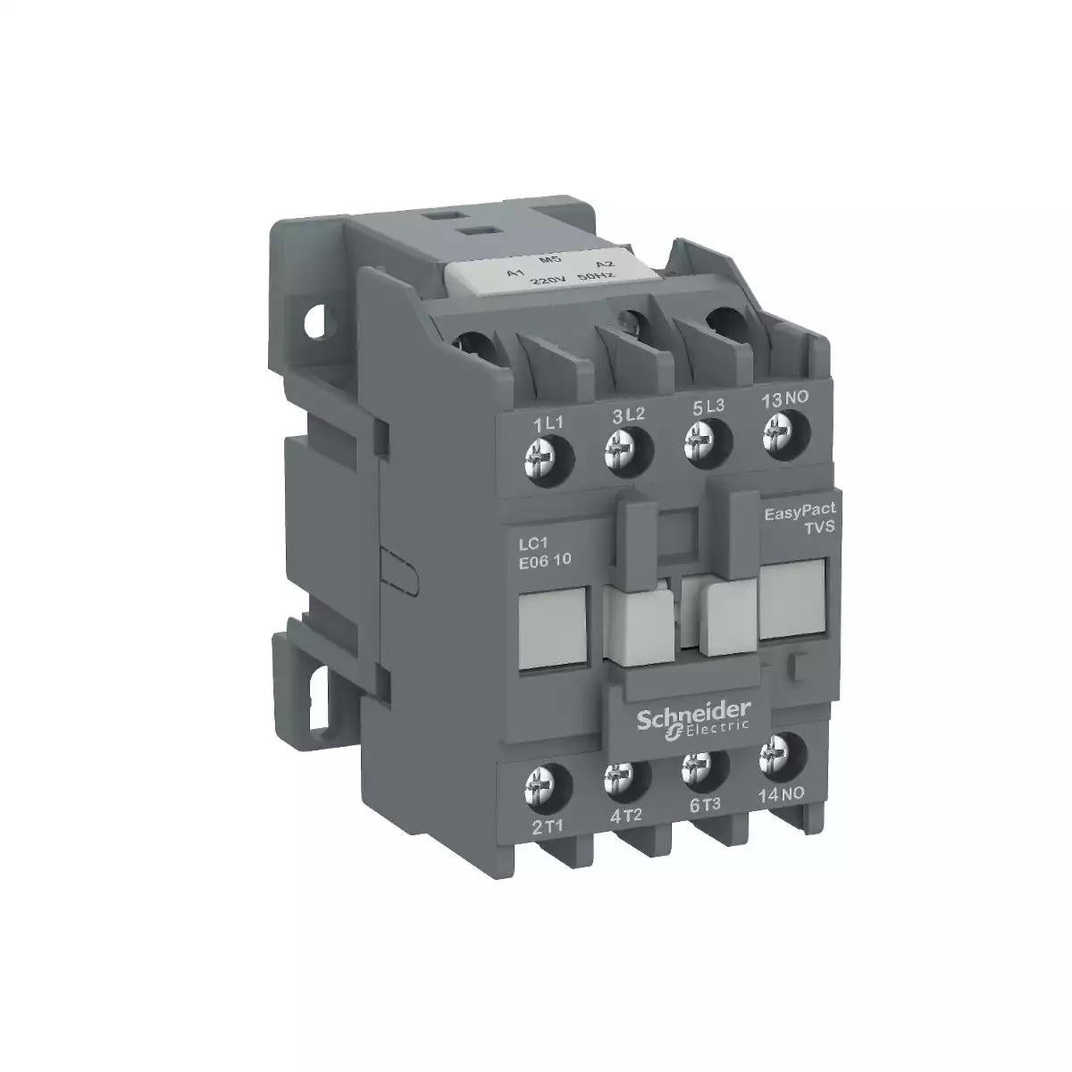 Schneider Electric EasyPact TVS contactor 3P(3 NO) - AC-3 - <= 440 V 9A - 220 V AC coil