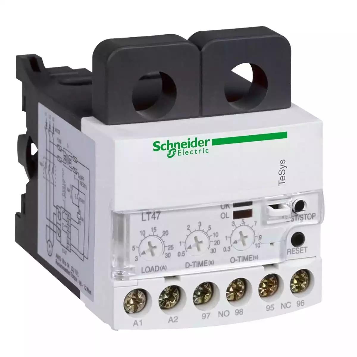 Schneider Electric TeSys LT47 electronic over current relays-automatic- 3...30 A - 100...120 V AC