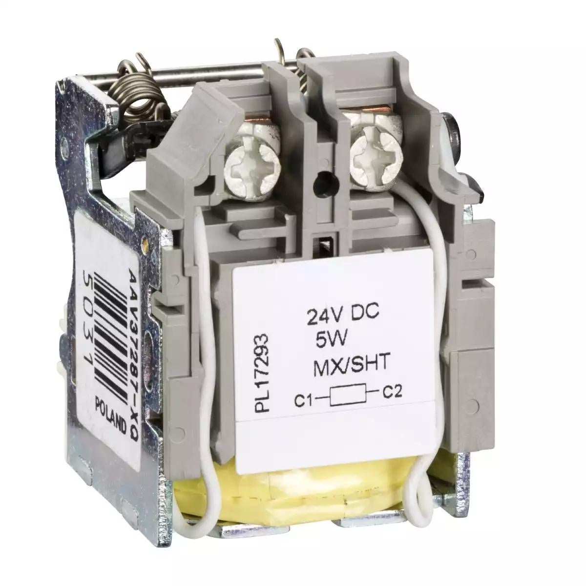 Schneider Electric Compact NSX <630 shunt trip voltage release MX - 24 V DC