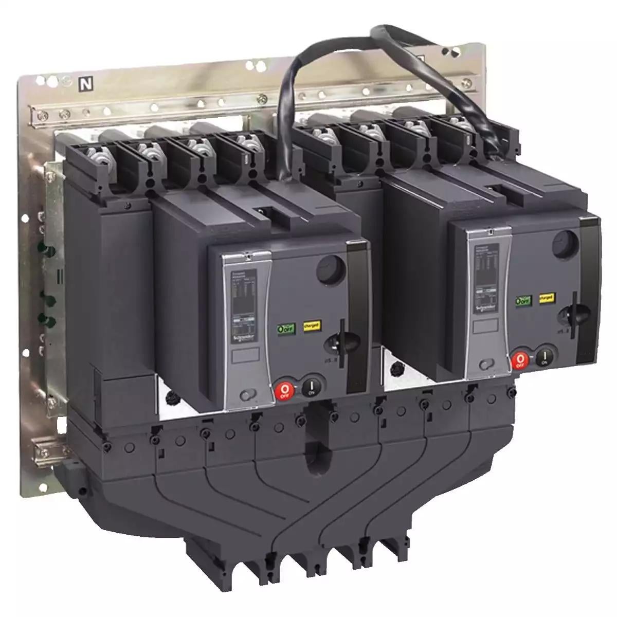 Schneider Electric Compact INS/INV downstream coupling accessories for source changeover systems, 320 to 630 A, 4 poles