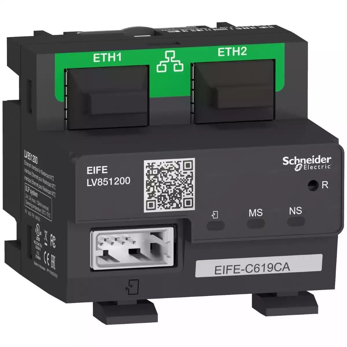 Schneider Electric Masterpact MTZ EIFE Ethernet module full kit - for MTZ2/MTZ3 drawout - spare part 