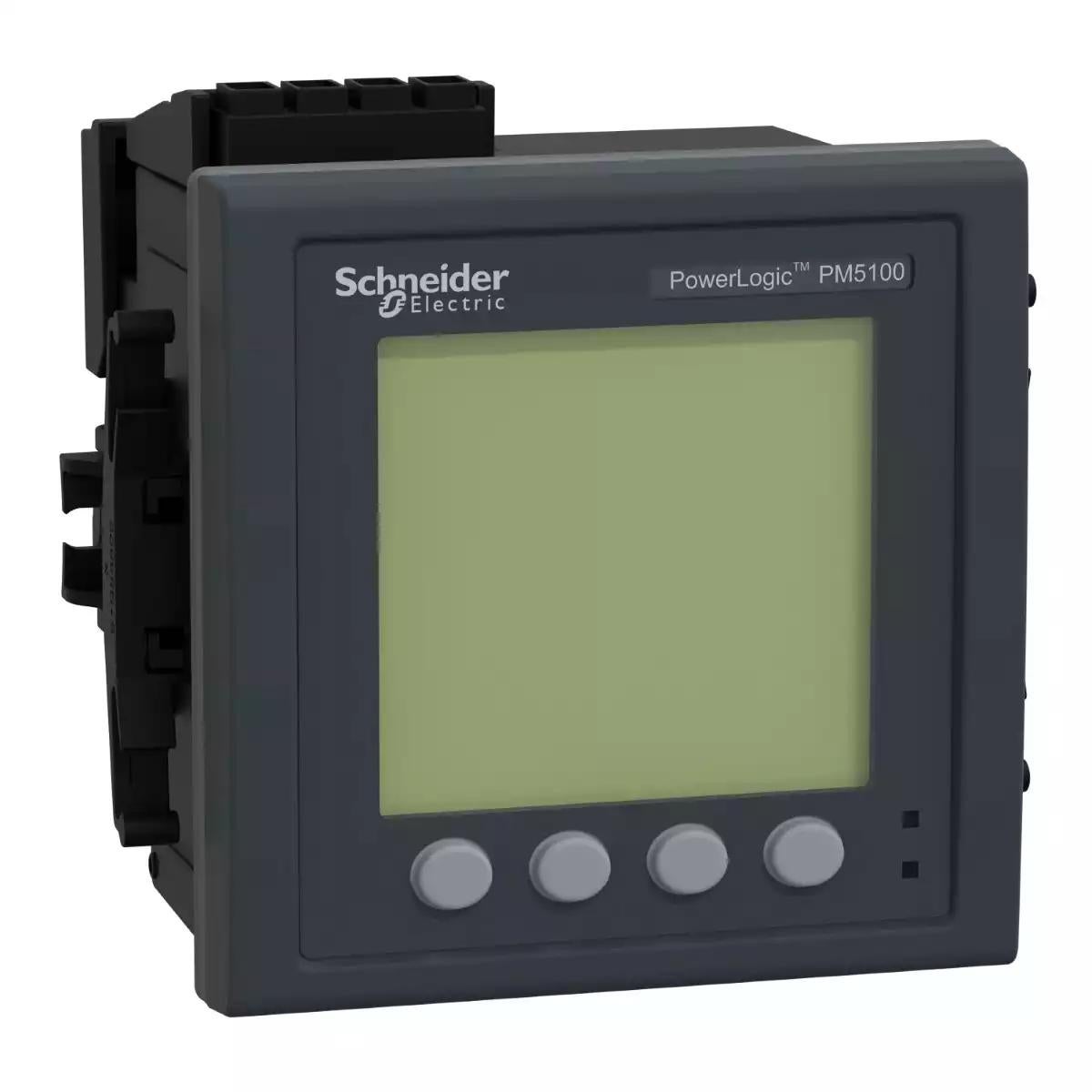 Schneider Electric PM5110 powermeter w modbus - upto 15th H - 1DO 33alarms - flush mount