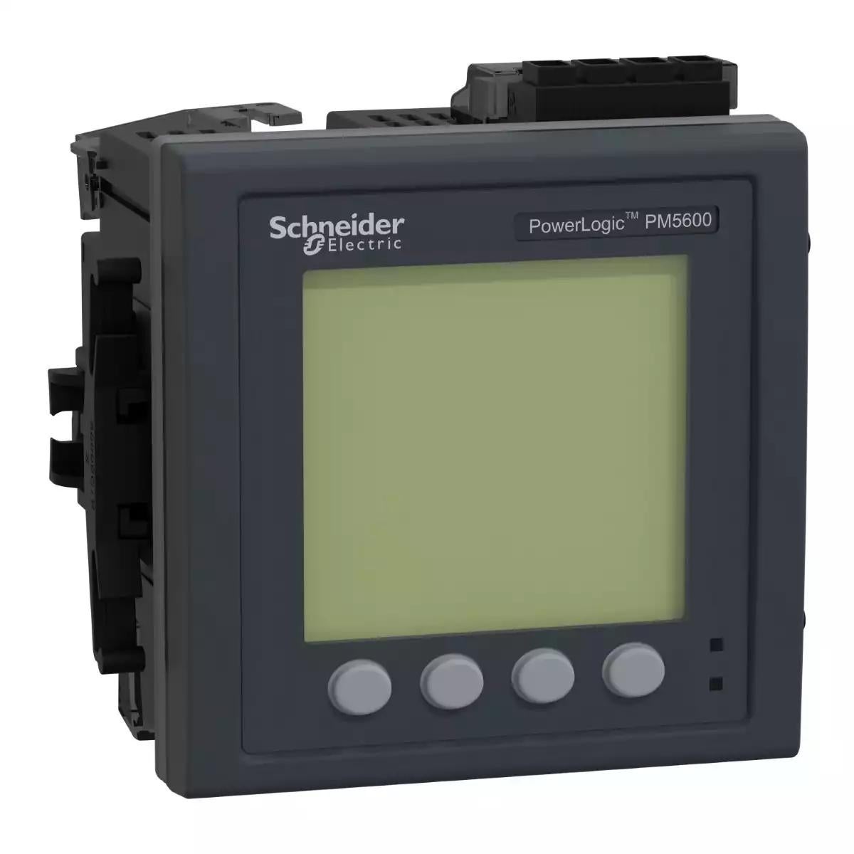 Schneider Electric PM5650 Meter, 2 ethernet, up to 63th H, 1,1M, waveform, 4DI/2DO 52 alarms