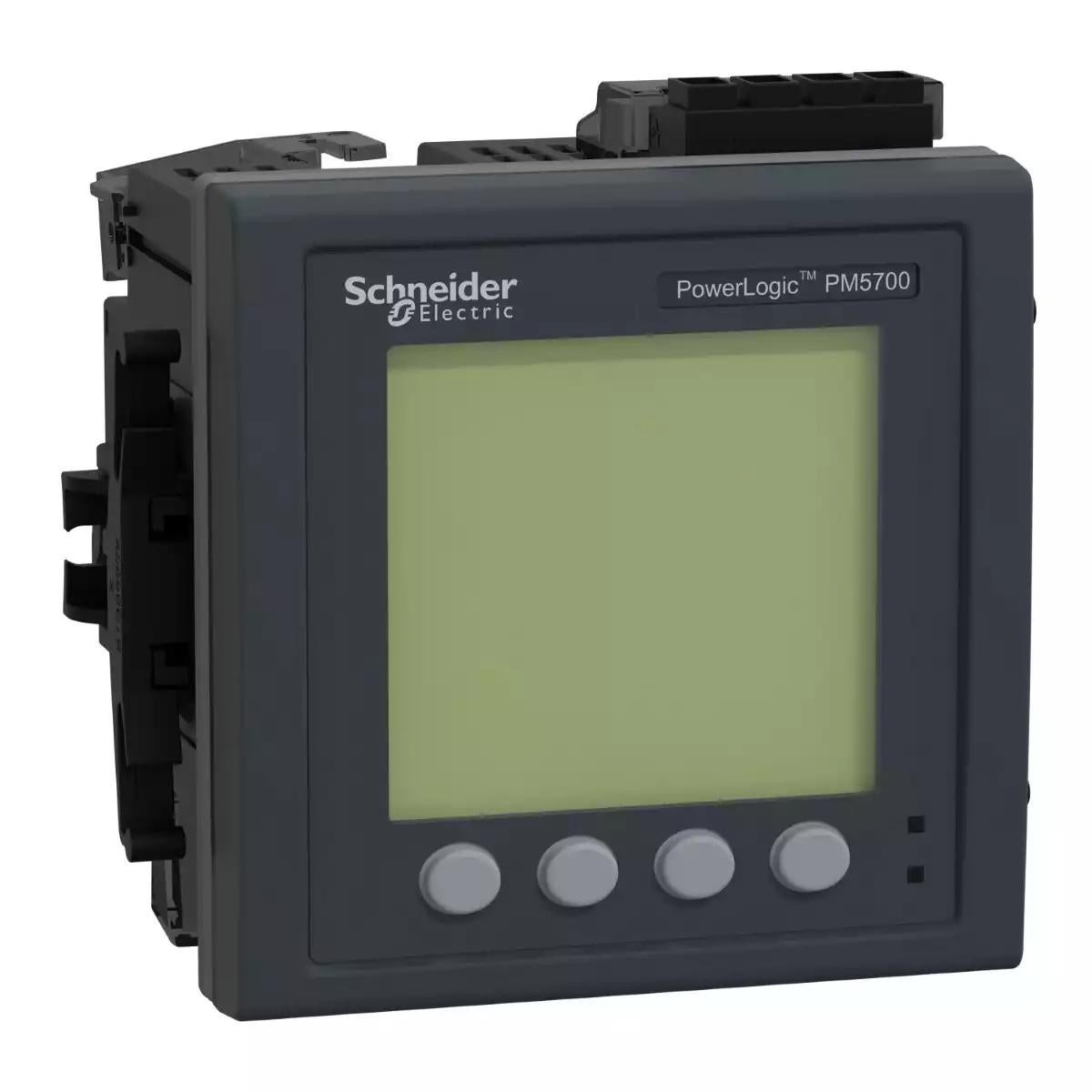 PM5760 Meter, 2 ethernet, up to 63th H, 1,1M, wave+RCM, 4DI/2DO 52 alarms 