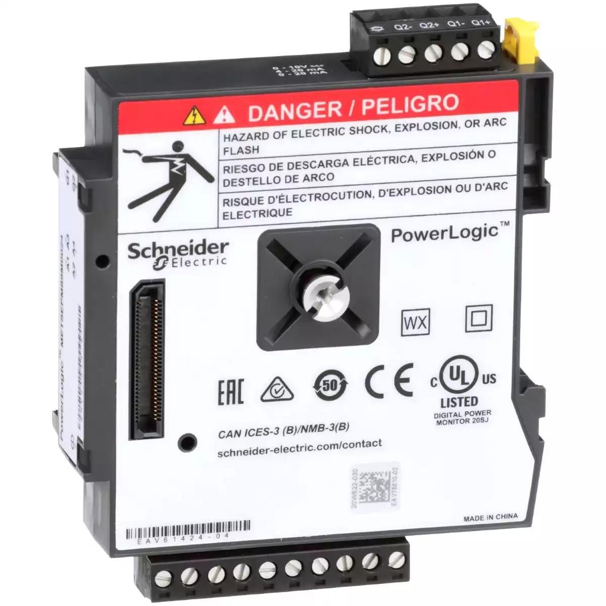 Schneider Electric PowerLogic PM8000 - I/O Module - Analogue - 4 inputs + 2 outputs
