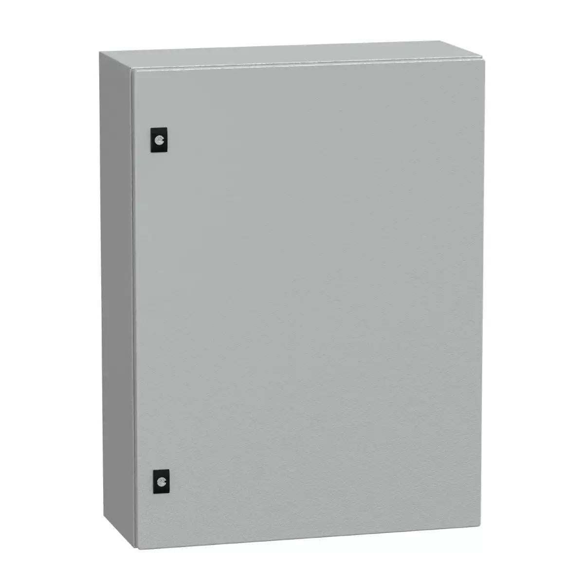 Schneider Electric Spacial CRN plain door w/o mount.plate. H800xW600xD250 IP66 IK10 RAL7035..