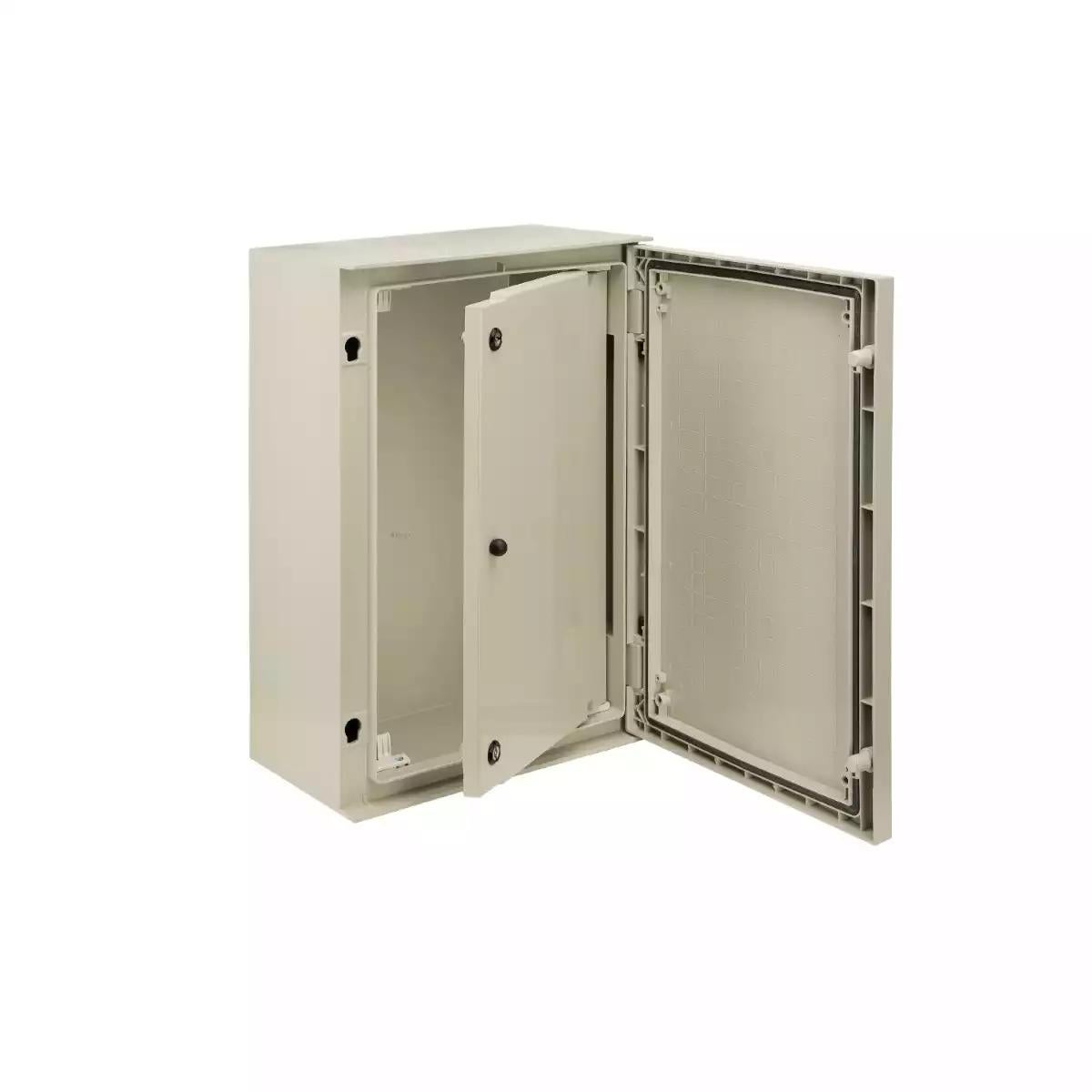 Schneider Electric Thalassa PLM reversible internal door polyester 2 locks grid pattern forPLM54