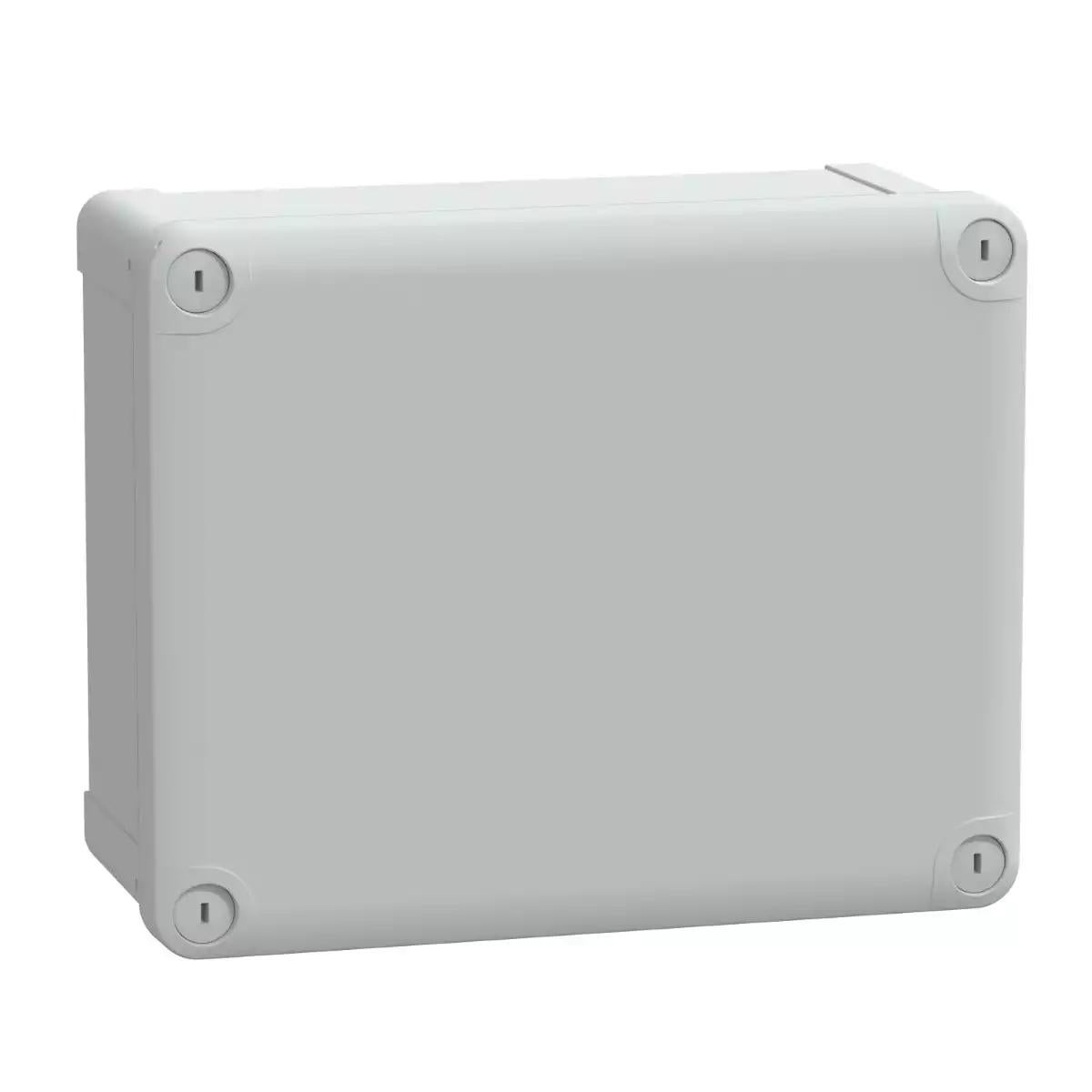 Schneider Electric Enclosures ABS box IP66 IK07 RAL7035 Int.H225W175D100 Ext.H241W191D128 Opaque cover H20