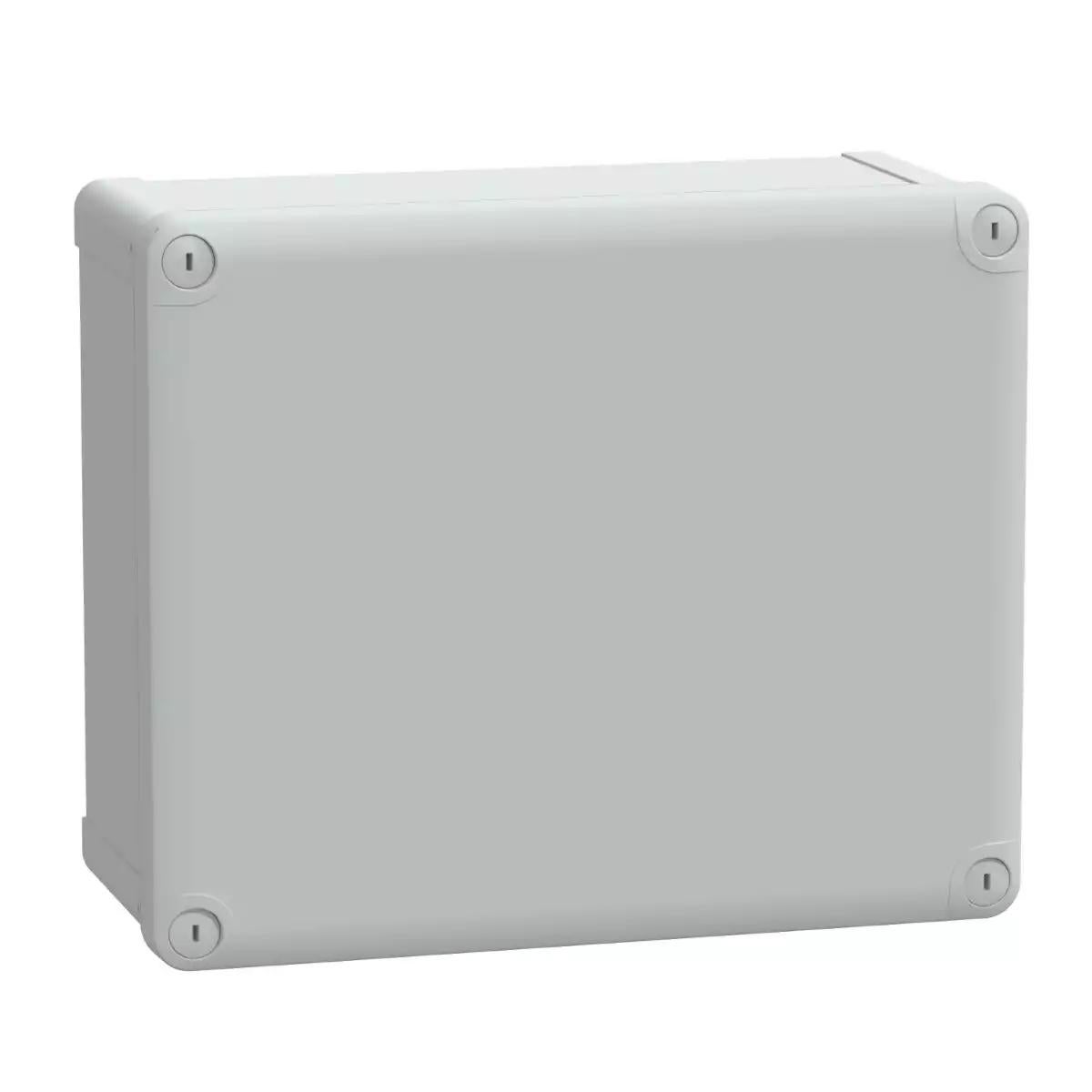 Schneider Electric Enclosures ABS box IP66 IK07 RAL7035 Int.H275W225D120 Ext.H291W241D128 Opaque cover H20