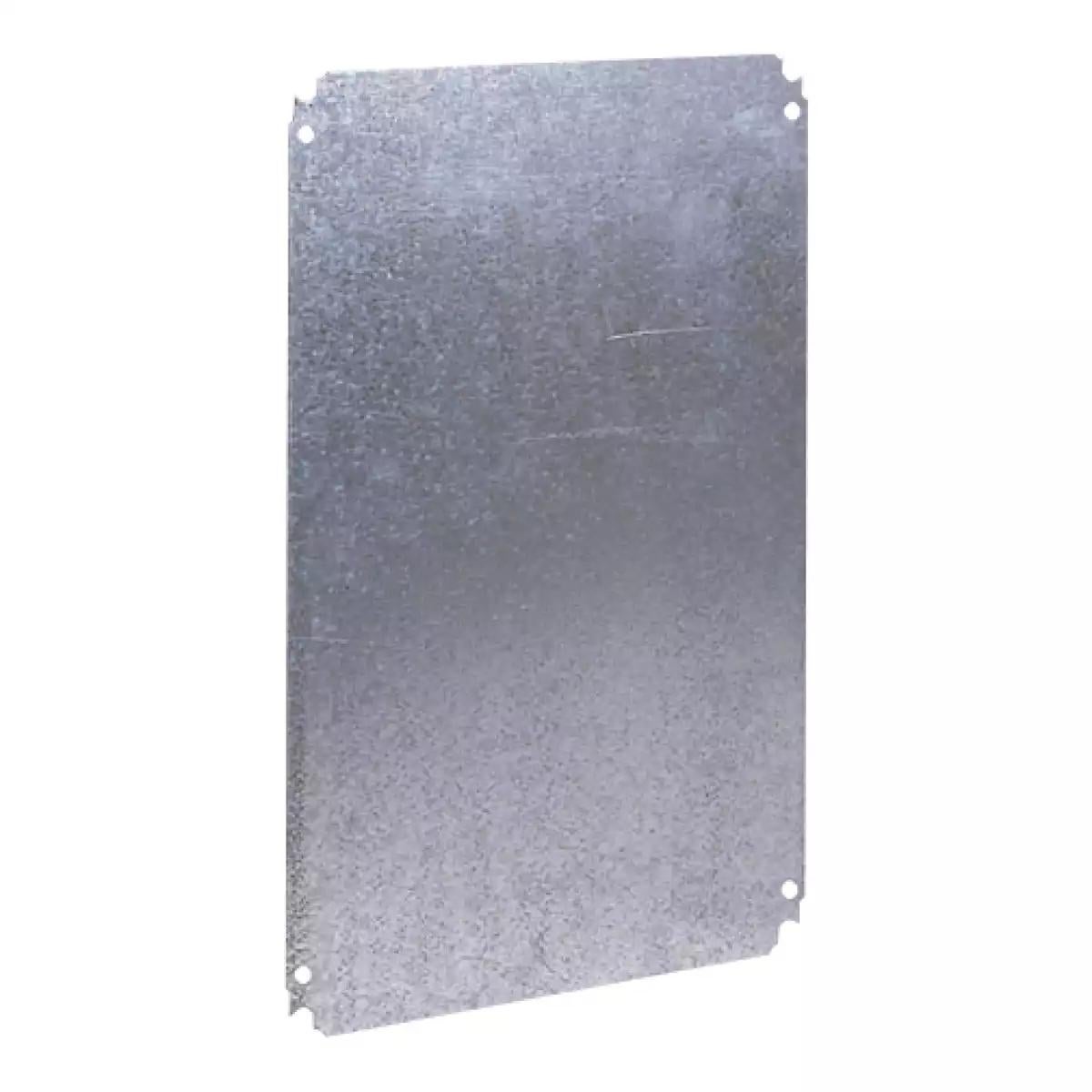 Schneider Electric Spacial CRN Plain mounting plate H600xW400mm made of galvanised sheet steel
