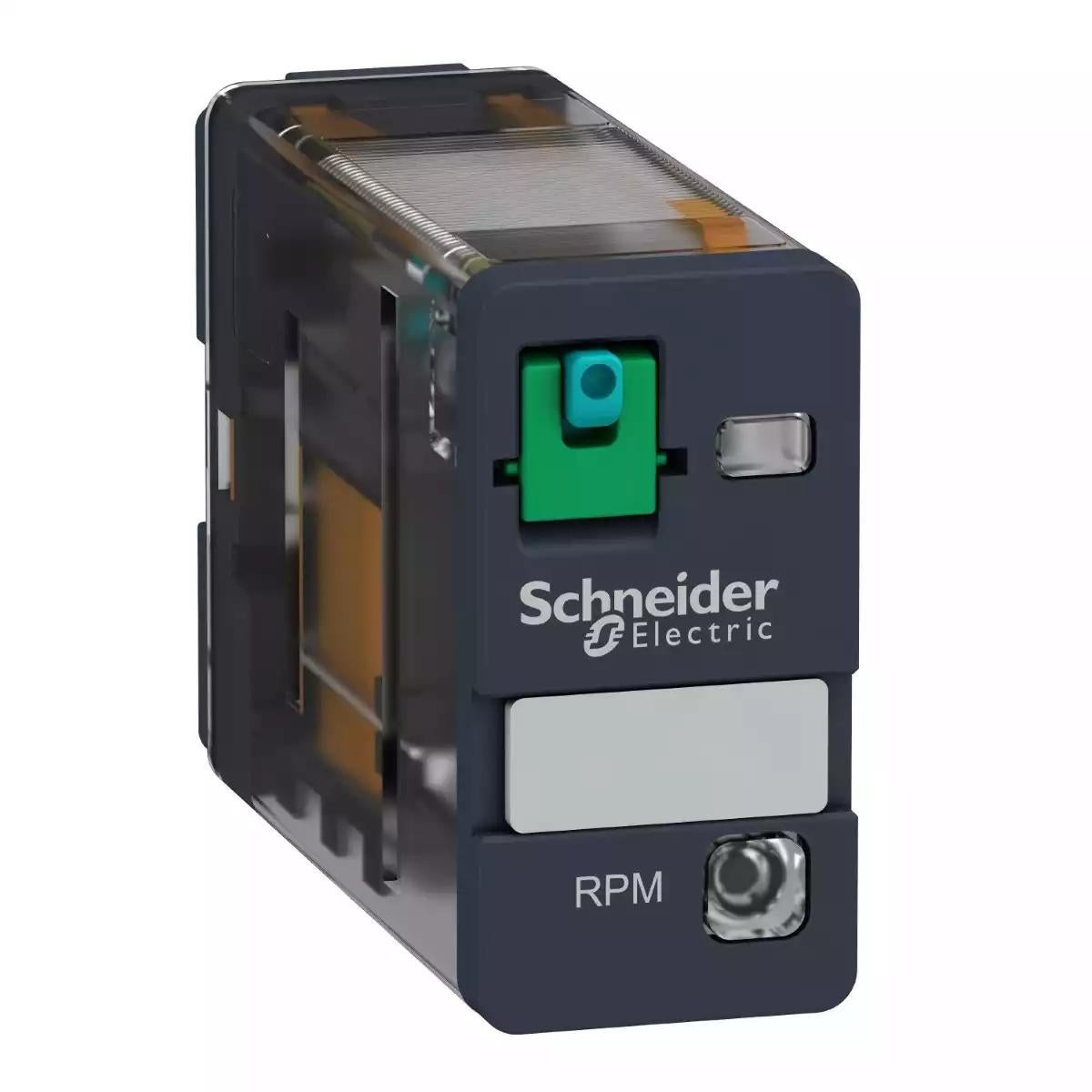 Schneider Electric Zelio RPM - Relay power plug-in relay - 1 C/O - 24 V DC - 15 A - with LED