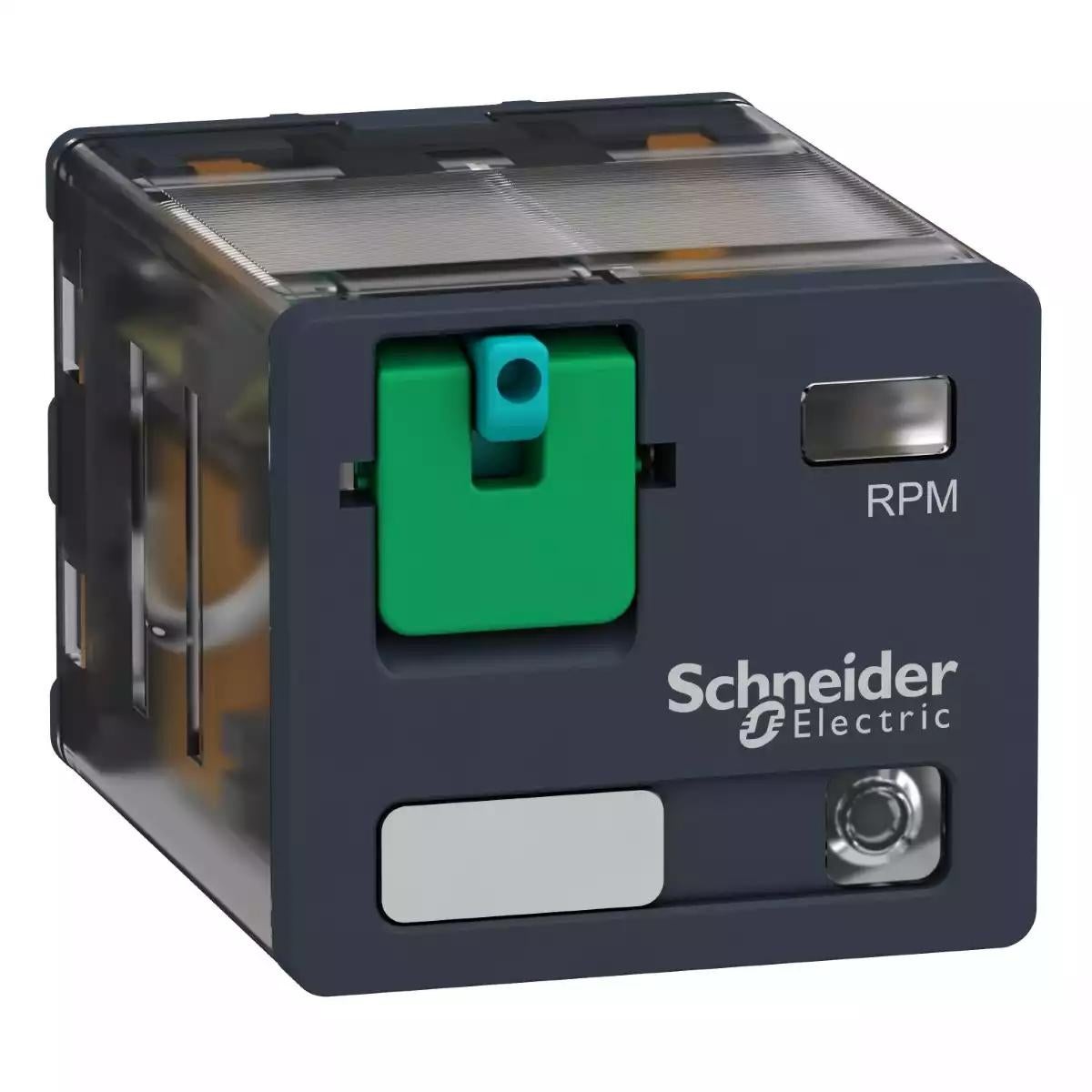 Schneider Electric Zelio RPM - Relay power plug-in relay - 3 C/O - 24 V DC - 15 A - with LED