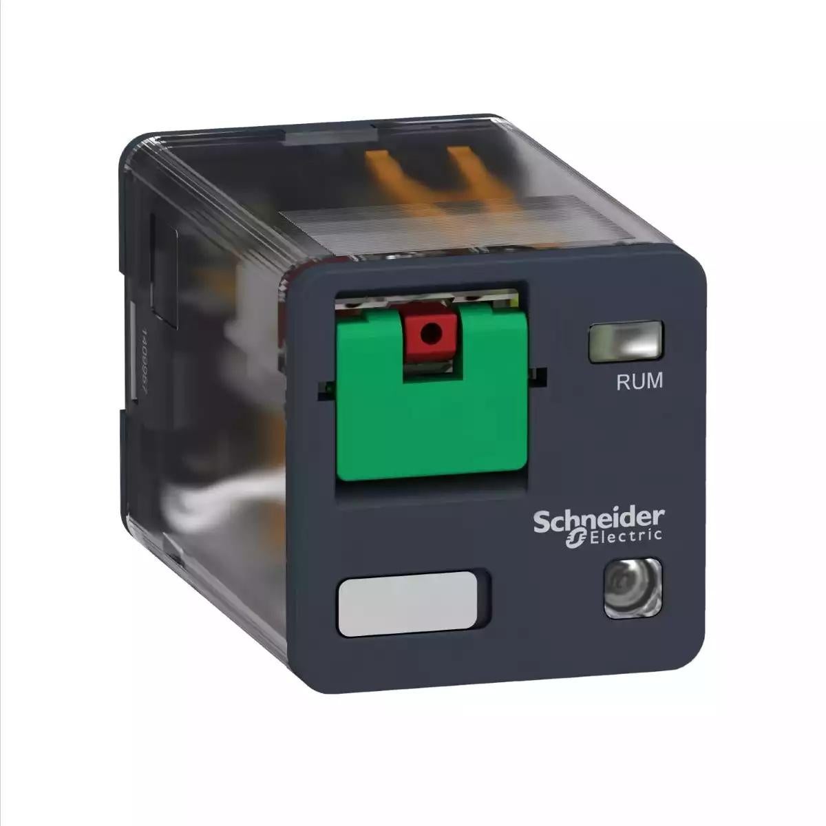 Schneider Electric universal plug-in relay - Zelio RUM - 3 C/O - 230 V AC - 10 A - with LED