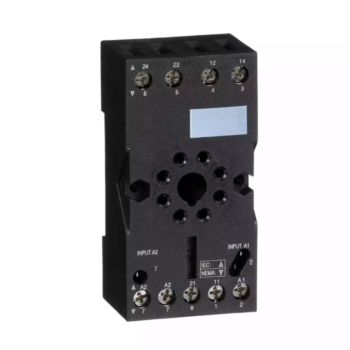 Schneider Electric Zelio Time socket RUZ - mixed contact - 10 A - < 250 V - connector - for relay RUMC2..