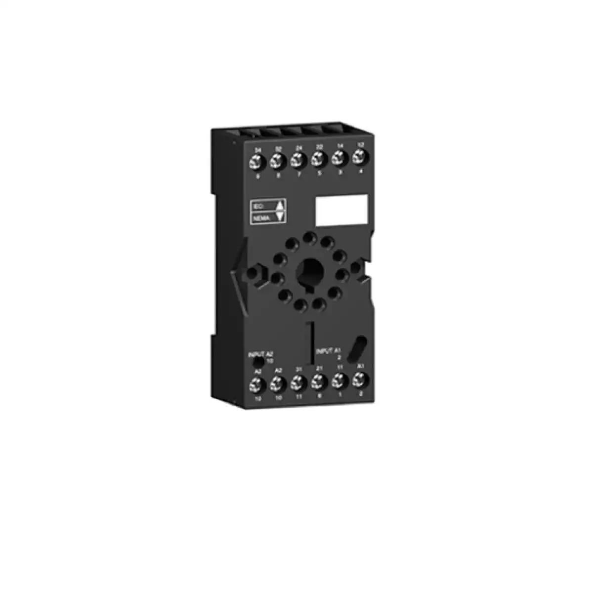 Schneider Electric Zelio Time socket RUZ - mixed contact - 10A - < 250V - connector -for relay RXM2.., RUMC3..