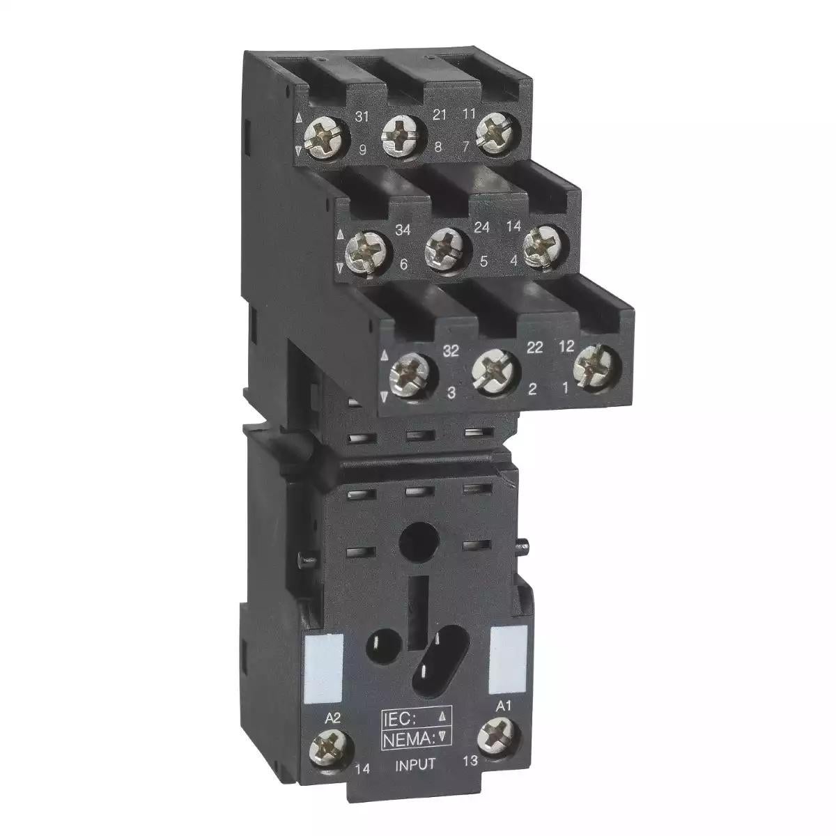 Schneider Electric Zelio Relay socket RXZ - separate contact - 10 A - < 250 V - connector - for relay RXM3..