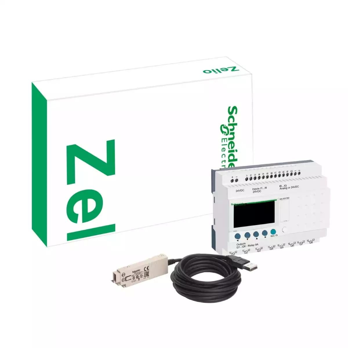 Schneider Electric Zelio Logic modular smart relay Zelio Logic - â€œdiscoveryâ€ pack - 10 I O - 100..240V AC