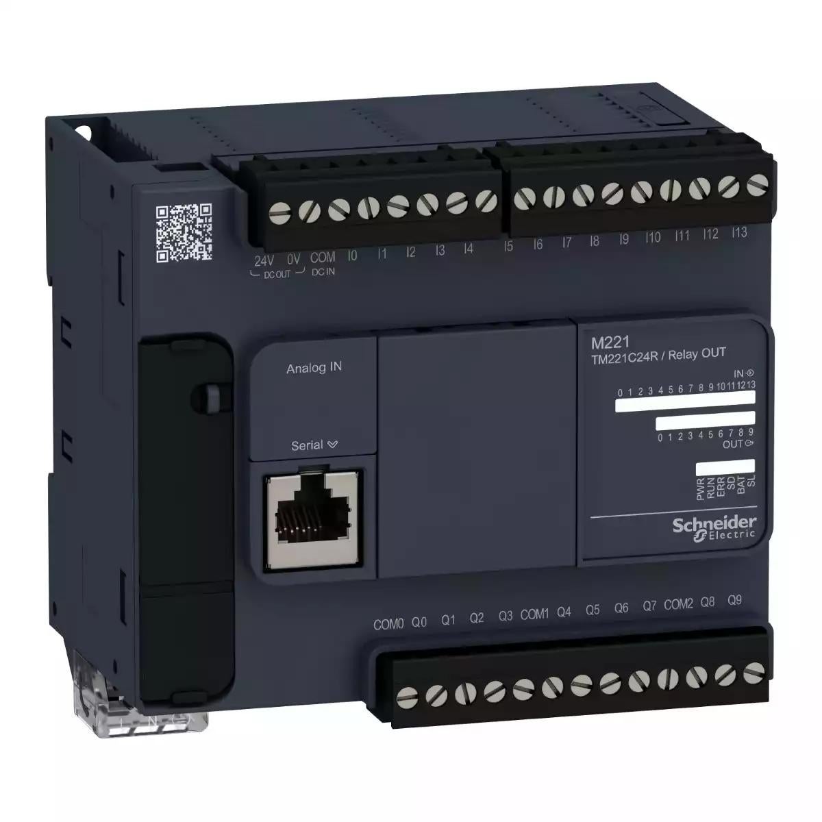Schneider Electric Modicon M221 Controller 24 IO relay 