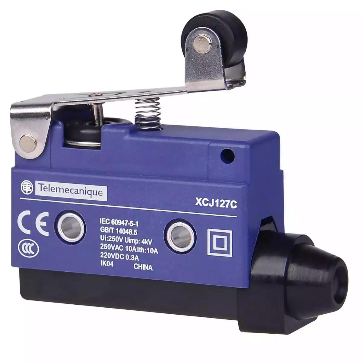 Schneider Electric OsiSense XC Special Short flat lever, roller end plunger 