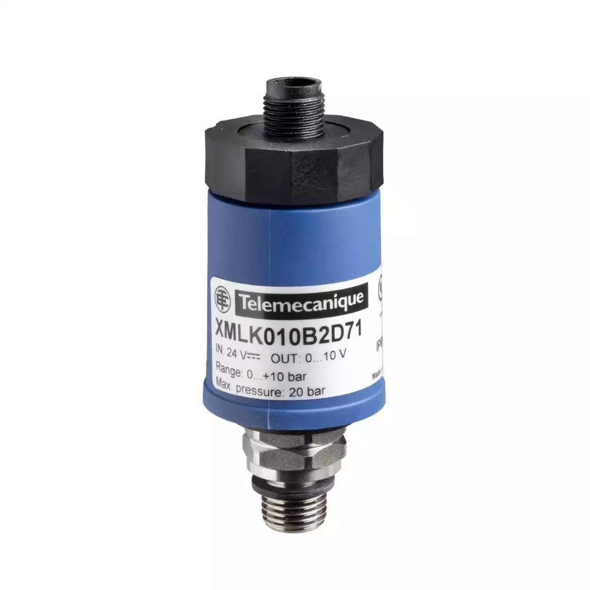 Schneider Electric OsiSense XM pressure sensor XMLK - 0..10bar - G 1/4A - 4..20mA - M12 - set of 1 