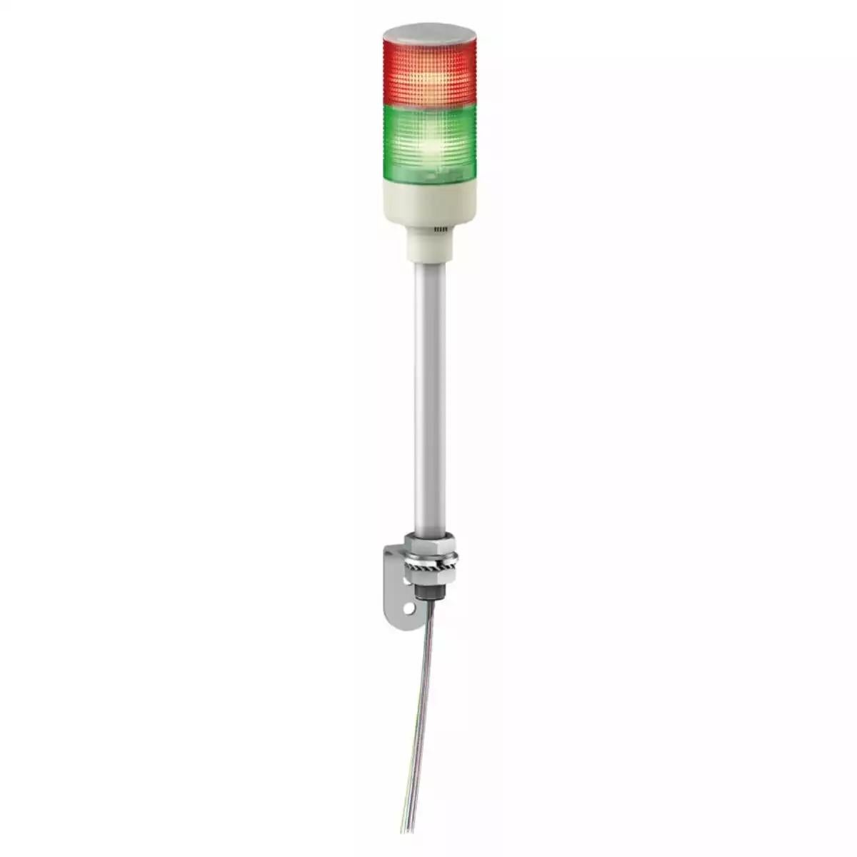 Schneider Electric Harmony XVG Tower Light - RG - 24V - LED - Tube mounting with 