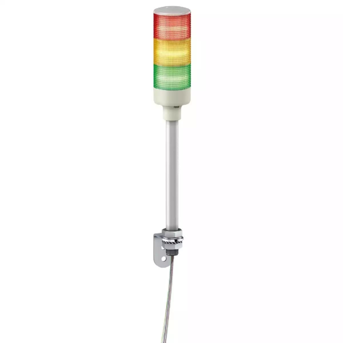 Schneider Electric Harmony XVG Tower Light - RAG - 24V - LED - Tube mounting with 