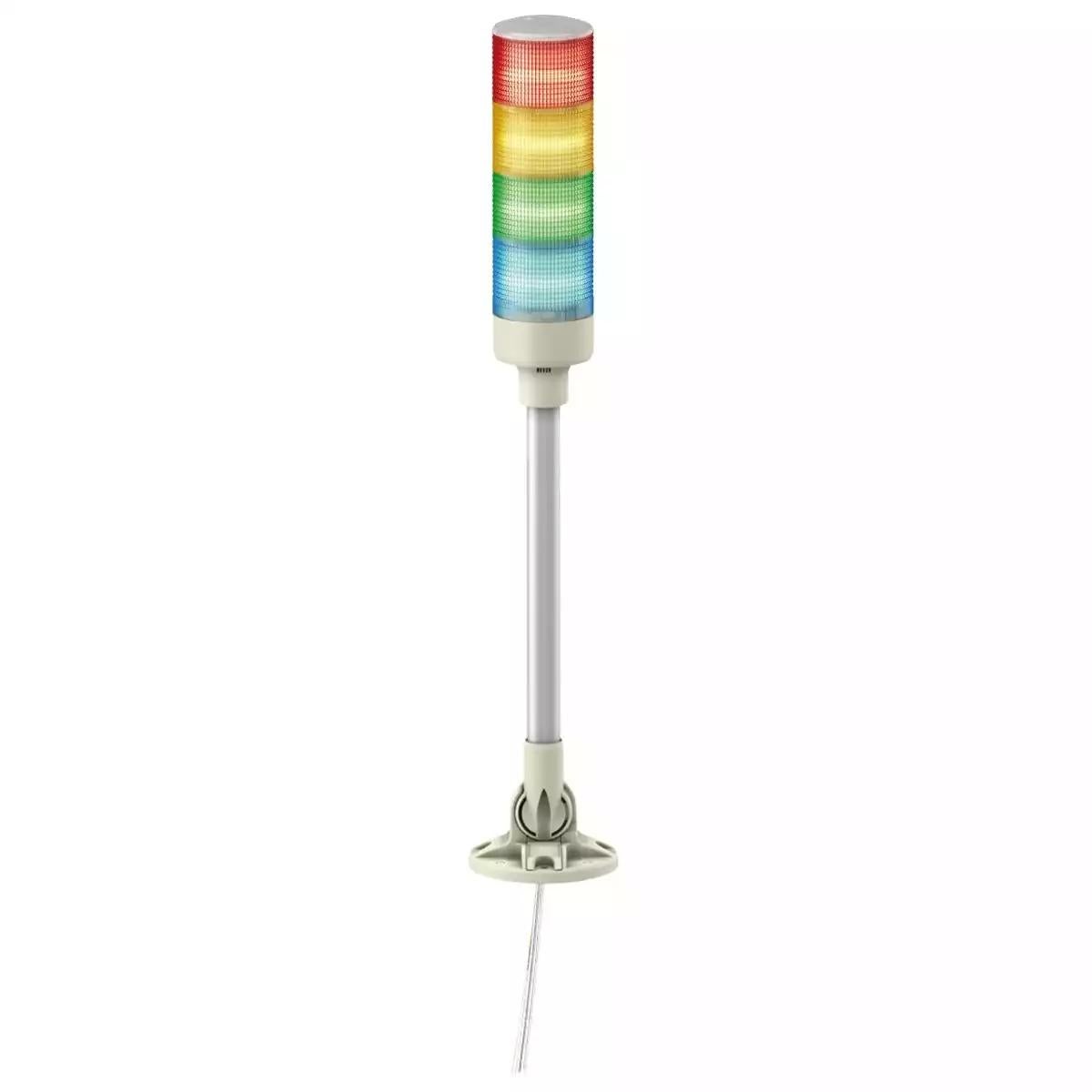 Schneider Electric Harmony XVG Tower Light - RAGB - 24V - LED - Tube mounting with foldable bracket